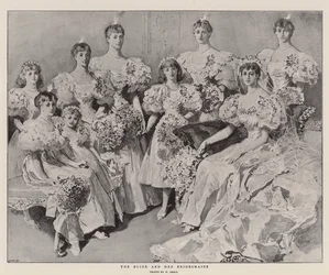 La sposa e le sue damigelle